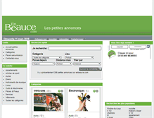 Tablet Screenshot of annonces.enbeauce.com